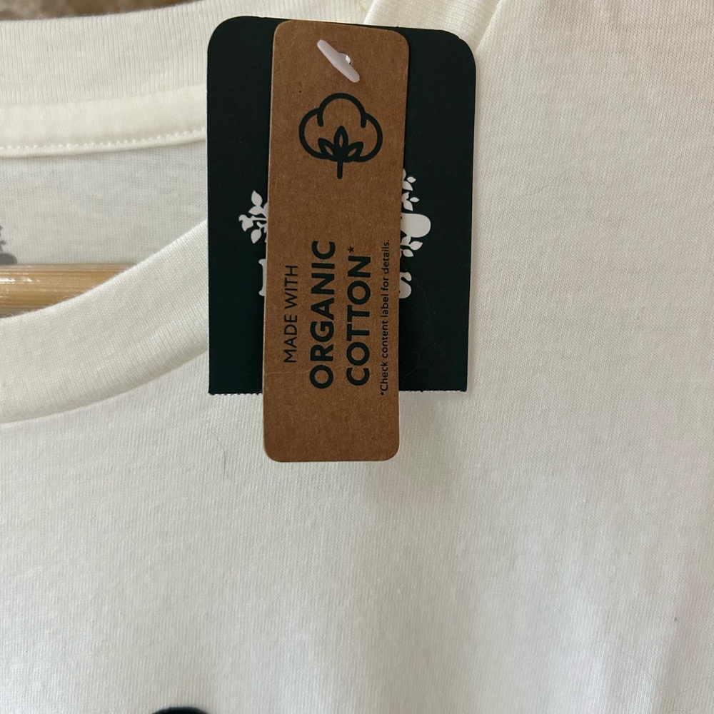 Roots Woman’s White Long Sleeve Shirt Size M - Picture 2 of 6